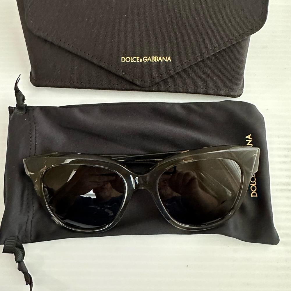 Dolce & Gabbana Prescription Sunglasses with case & sleeve PRESCRIPTION LENSES